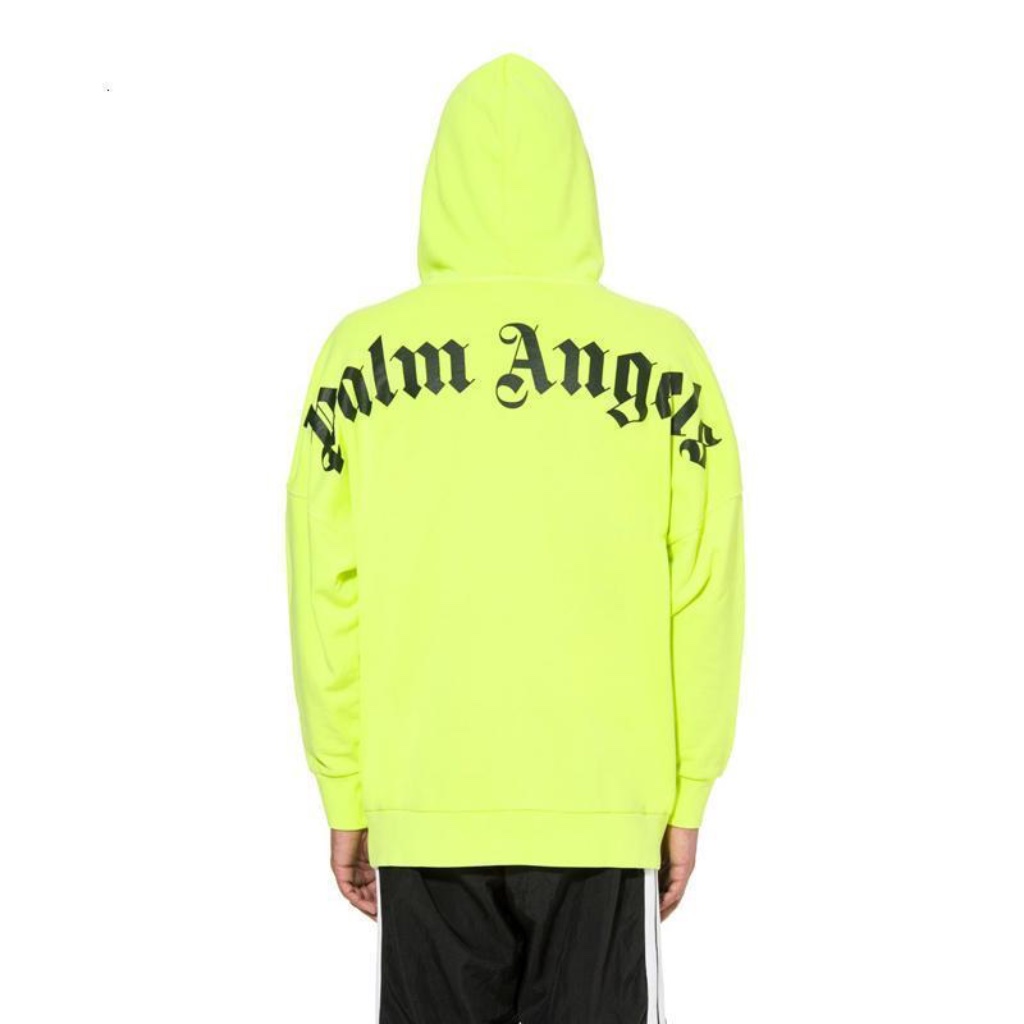 Palm Angels Flourescen Yellow Hoodie Xl